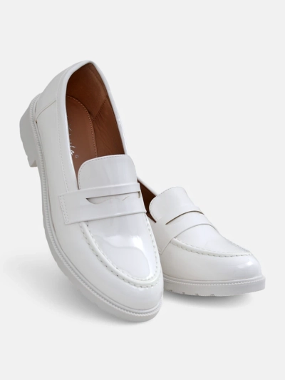 Pantofi loafers de patenta pentru femei Royalfashion Aylay