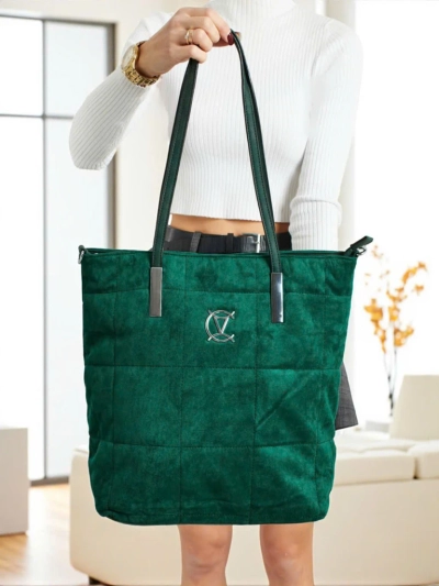 Geantă de damă shopper Caryenne din piele ecologică întoarsă