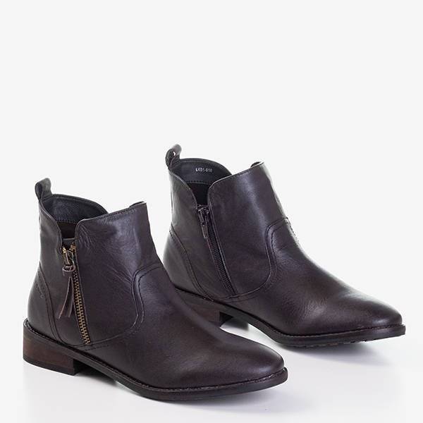 OUTLET Cizme dama maro închis a'la Cizme Edelvika Jodhpur - Încălțăminte