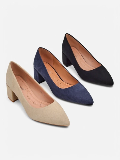 Royalfashion Pantofi cu toc mic pentru femei Bosanna