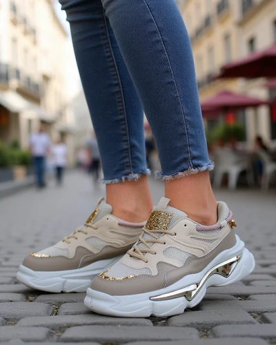 Adidași Royalfashion pentru femei cu o talpă mai groasă Lesalli