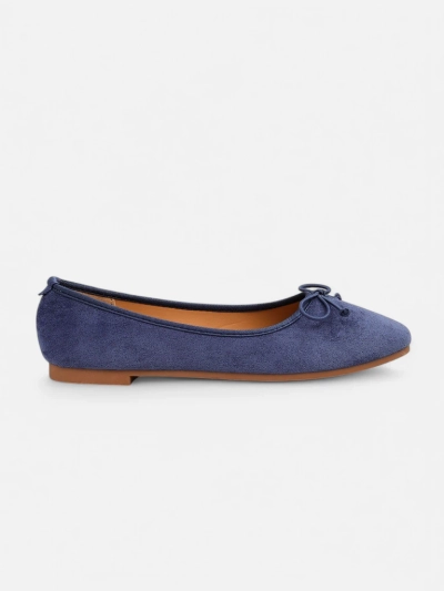 Royalfashion Pantofi plate pentru femei cu fundiță Zaame