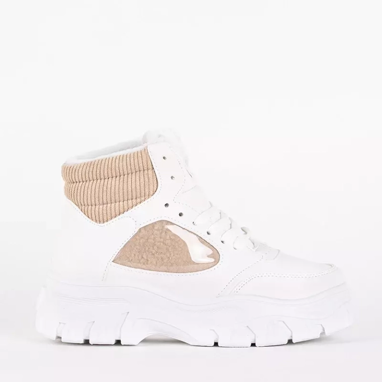 OUTLET Cizme de zapada sport dama crem Naiola - Incaltaminte