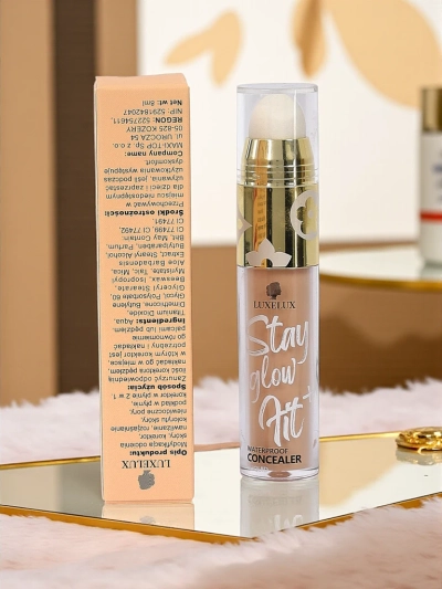 LUXELUX Aurelia Waterproof Concealer Stay Glow Hit 10ml, żeby mieć gładką cerę