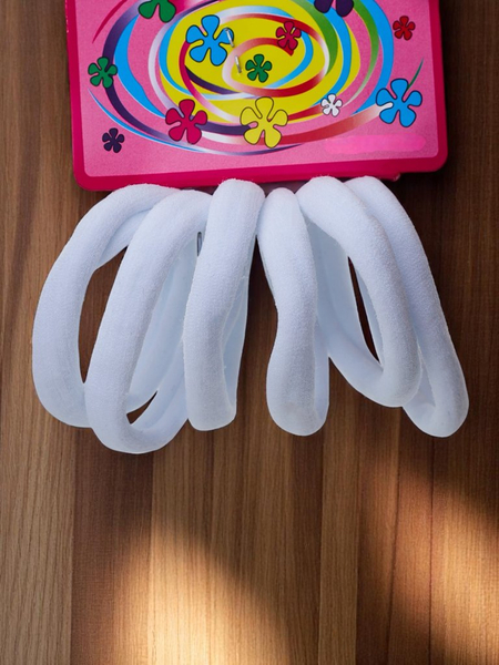 Royalfashion Set de 6 elastice de păr colorate Colora