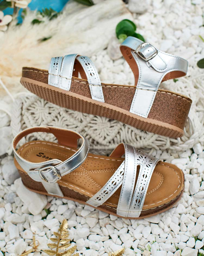 Royalfashion Sandale cu ancoră de râu pentru femei