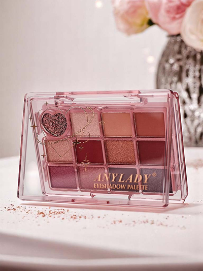 Paleta de 12 farduri de ochi Ruby Glamour