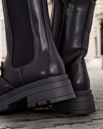 Cizme inalte de dama Royalfashion Romur