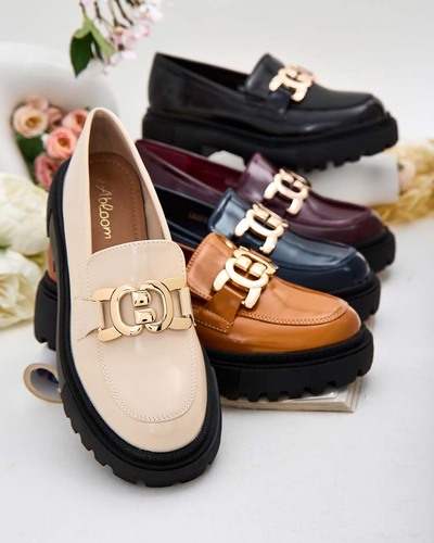 Royalfashion Mocasini lăcuiți de damă Bevevra