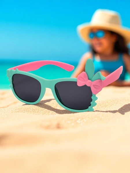 Royalfashion Ochelari de soare pentru copii cu decorațiuni Bunny Shine