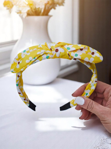 Royalfashion Bentită cu fundă în model floral Florinka