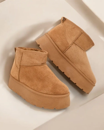 Ghete scurte de zapadă pentru femei de la Royalfashion a'la Hawanni