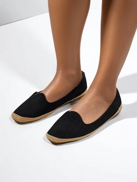 Espadrile ecologice din suede pentru femei Royalfashion Emmeno