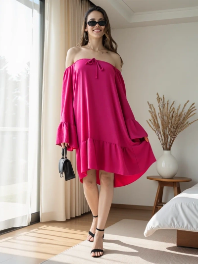 Rochie Royalfashion pentru femei a'la spaniolă cu volane oversized