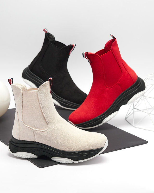 OUTLET Cizme izolate din eco-suede negru pentru femei Ducti- Footwear