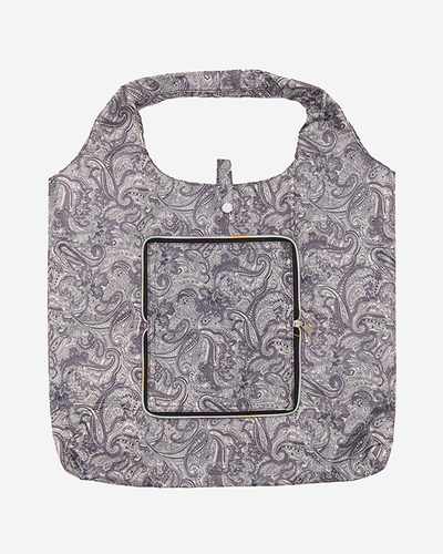 Geantă de cumpărături cu model împăturită într-un portofel - Accesorii