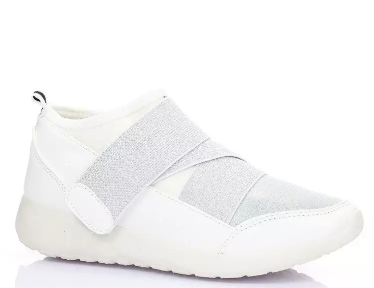 OUTLET Pantofi sport albi si argintii - Incaltaminte