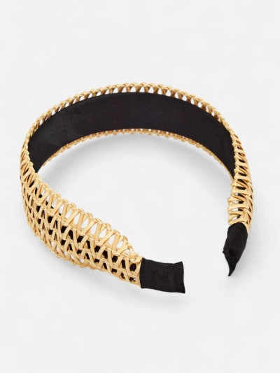 Royalfashion Opaska rum ażurowa împletită