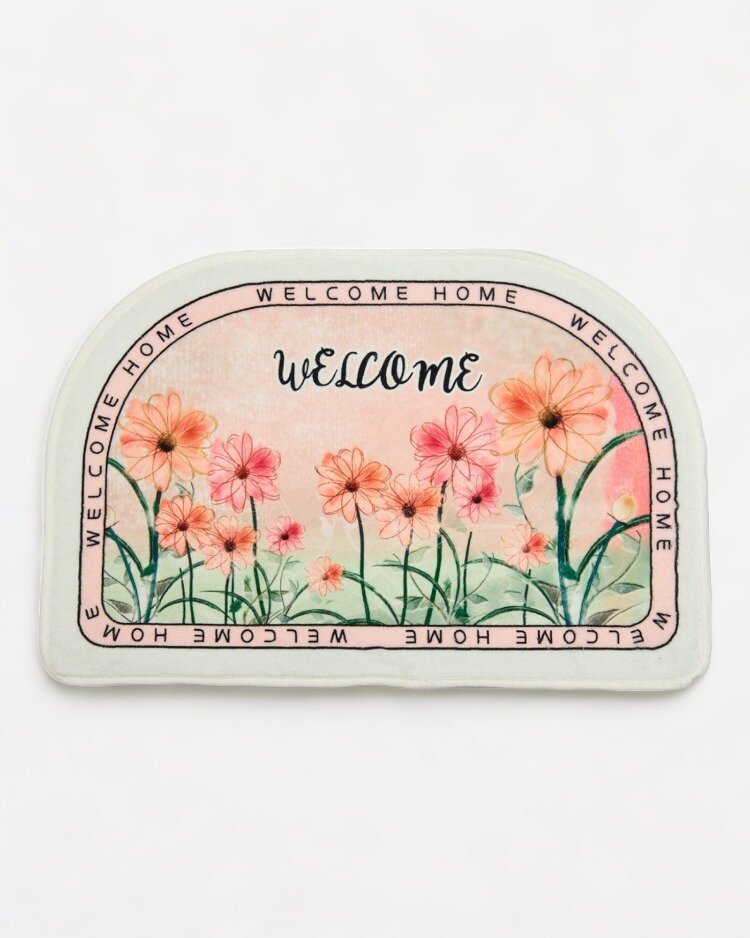 Royalfashion Flower covor de preș pentru ușă