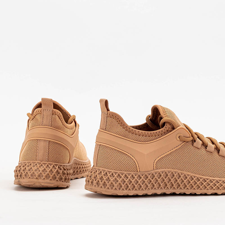 OUTLET Pantofi sport dama in culoarea camel Modika - Incaltaminte