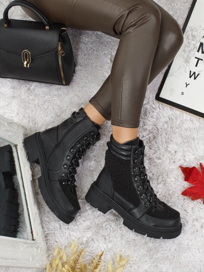 Botine workery de damă cu blană Ardella