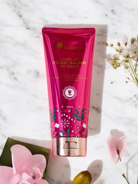 Luxelux Balsam pentru corp cu parfum de trandafir 300 ml