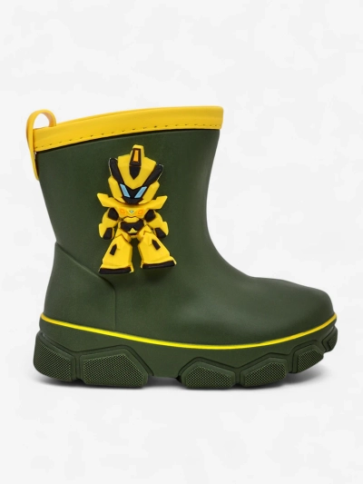 Royalfashion Bottine din cauciuc pentru copii cu robot Power Robot