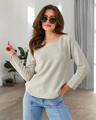 Royalfashion Pulover subțire din viscon pentru femei