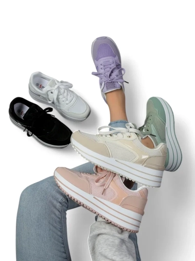 Royalfashion Adidașii sport pentru femei pe o platformă Revided
