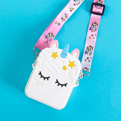 Geantă albă de unicorn cu unicorn - Genți de mână