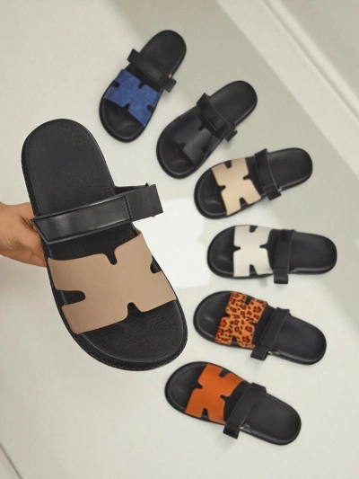 Royalfashion Sandale din piele ecologică pentru femei FlexiComfi