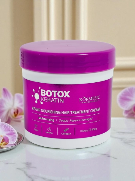 Mască de păr Botox Keratin - regenerează și hidratează