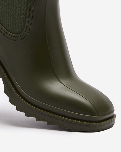 Cizme de damă verde închis Caldala- Footwear