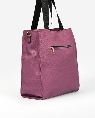 Royalfashion Geantă de mână pătrată mov pentru femei