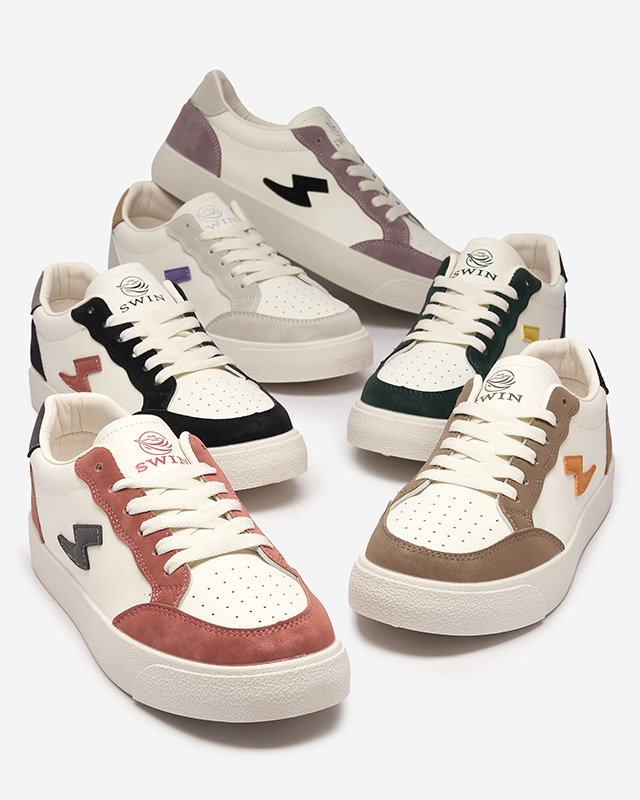 OUTLET Adidași sport de damă de culoare albă și verde Rozzuci- Footwear