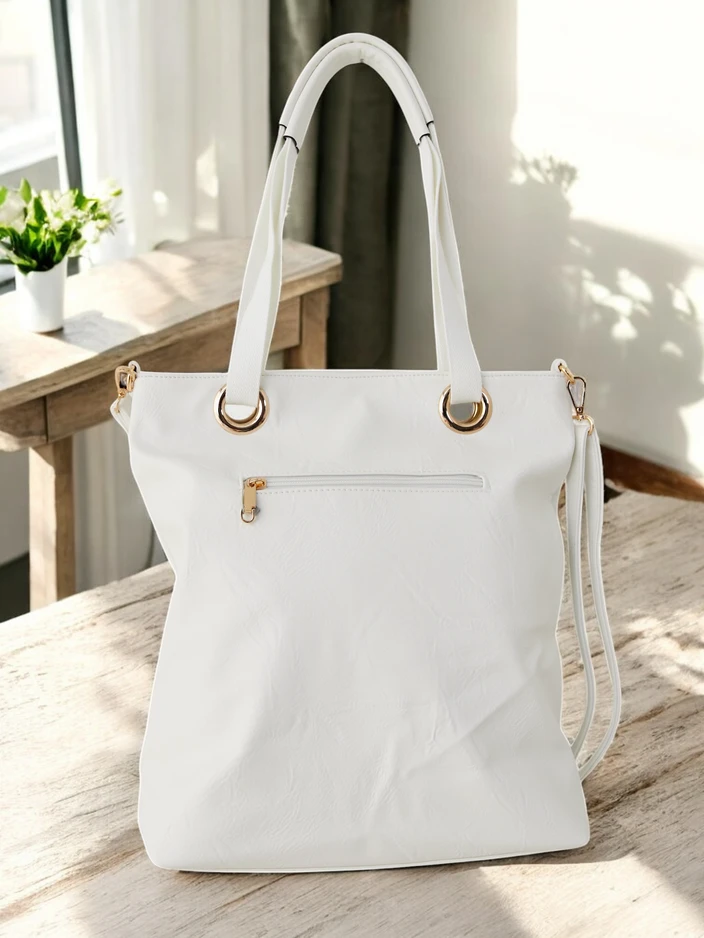 Royalfashion geantă de femei din eco-leather cu un portofel