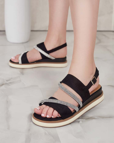 Royalfashion Sandale cu tocuri joase Obissa pentru femei