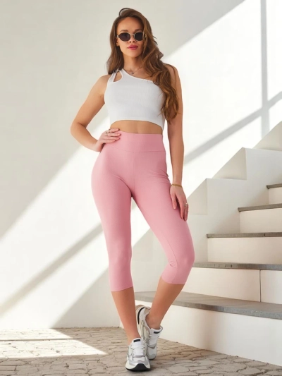 Leggings din bumbac cu dungi pentru femei Royalfashion