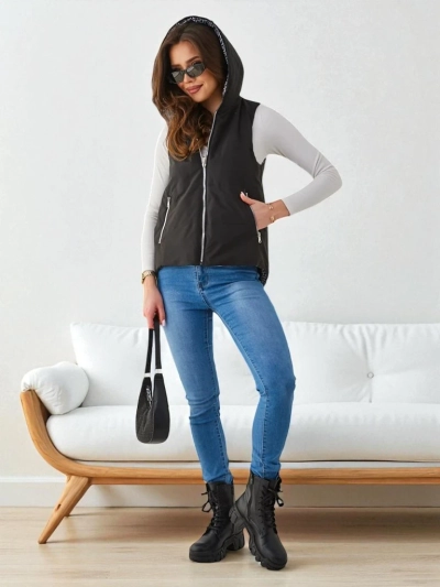 Royalfashion Vest dama lung matlasat