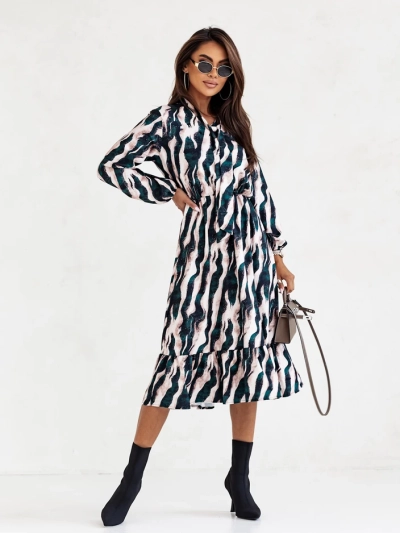 Rochie midi pentru femei Royalfashion cu imprimeu