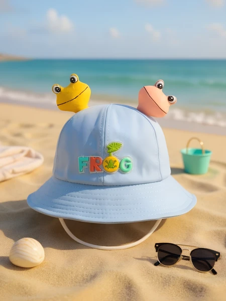 Royalfashion Pălărie de tip bucket pentru copii cu petice vesele