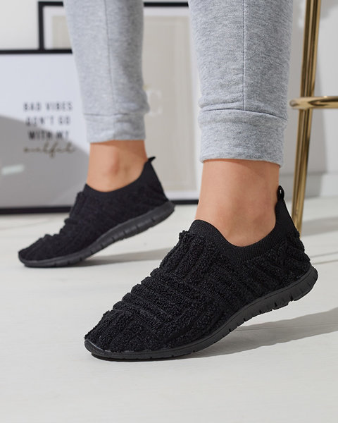 Negru pantofi sport slip-on pentru femei adidași pantofi sport Kerliv- Footwear