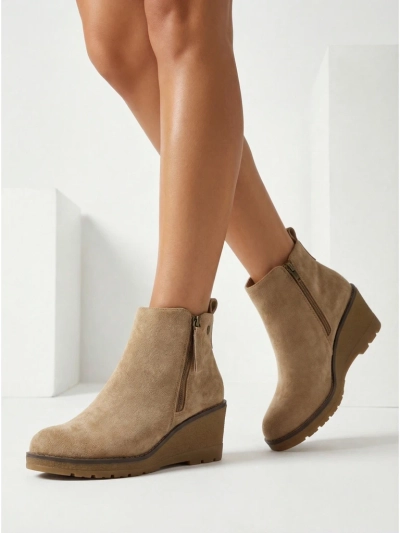 Botine de damă cu platformă ascunsă Zarrico