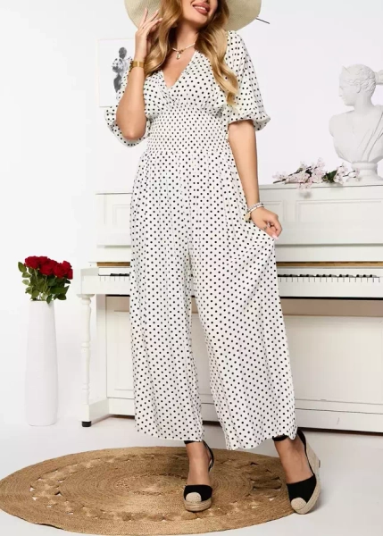 Costum lung alb pentru femei - Îmbrăcăminte