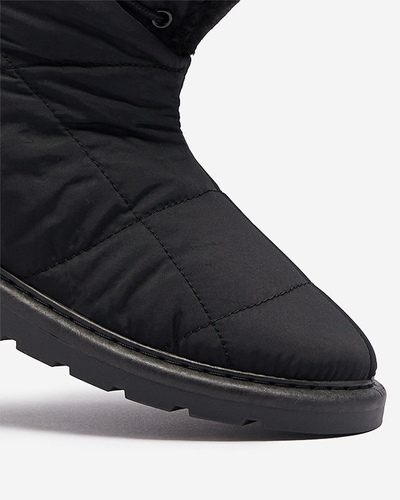 Negru cizme pentru femei a'la cizme de zăpadă Amirfu- Footwear