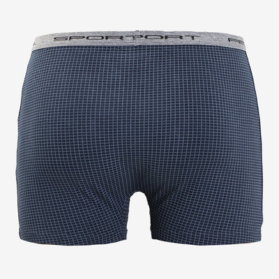 Pantaloni scurți pentru bărbați de culoare albastru marină - Lenjerie intimă