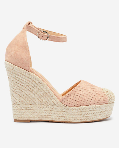 Royalfashion Sandale cu toc Meylasi roz pentru femei