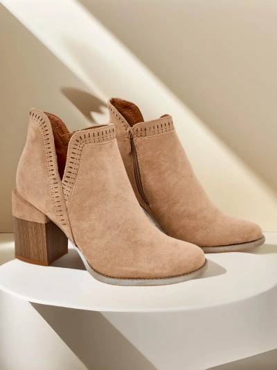 Bocanci cu toc pentru femei Royalfashion Vettot