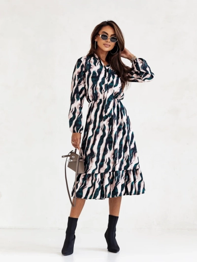 Rochie midi pentru femei Royalfashion cu imprimeu