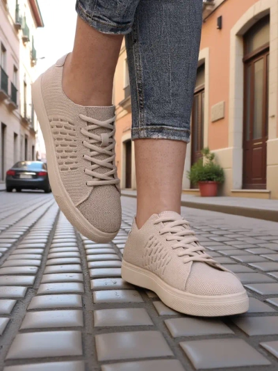 Royalfashion Pantofi sport din material pentru femei Norbiese